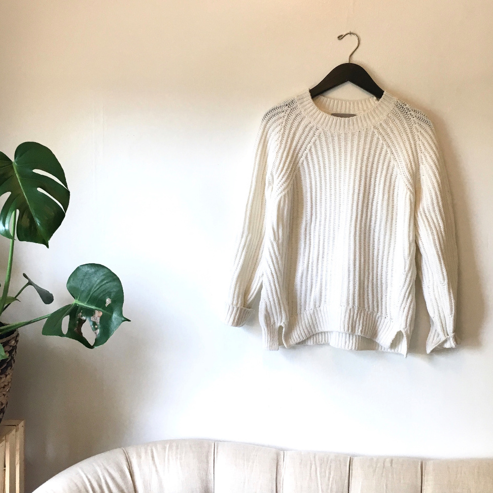 The Italian Soft Wool Rib Crew
